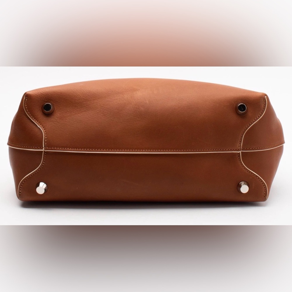 Longchamp Le Roseau leather handbag NWOT - Picture 8 of 16